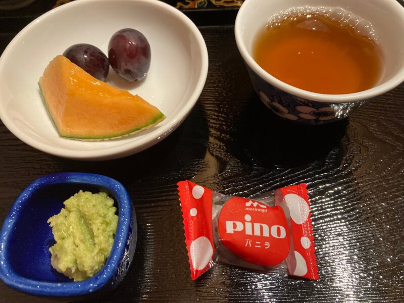 松島センチュリーホテル夕食　ハーフバイキングのデザート