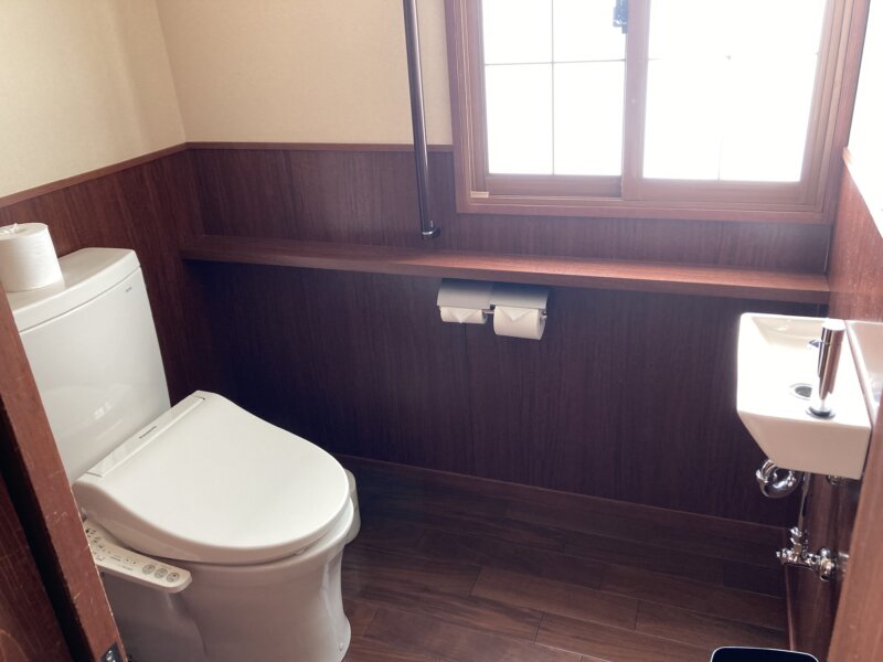 『蔵王温泉 おおみや旅館』部屋のトイレ