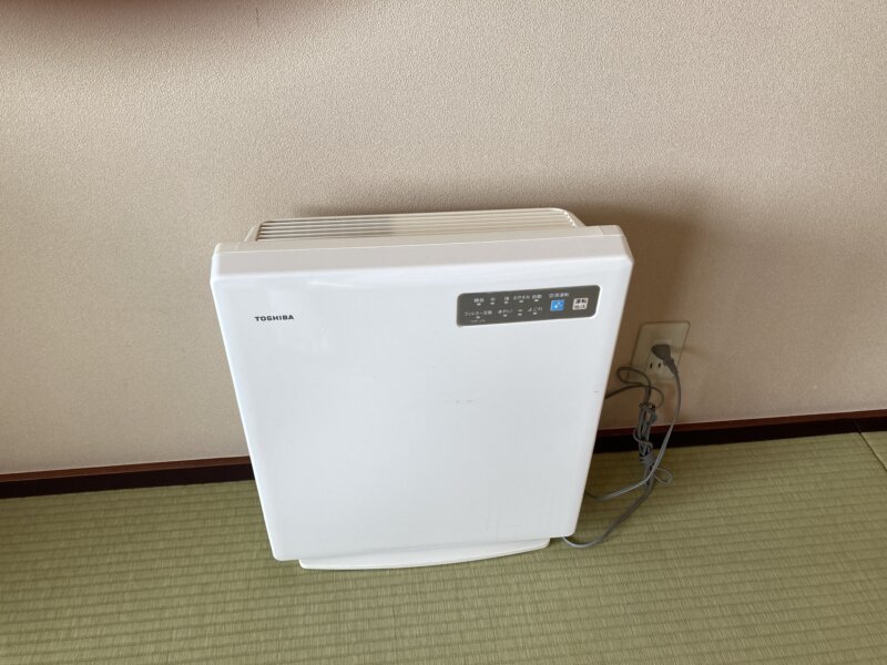 『蔵王温泉 おおみや旅館』部屋の空気清浄機