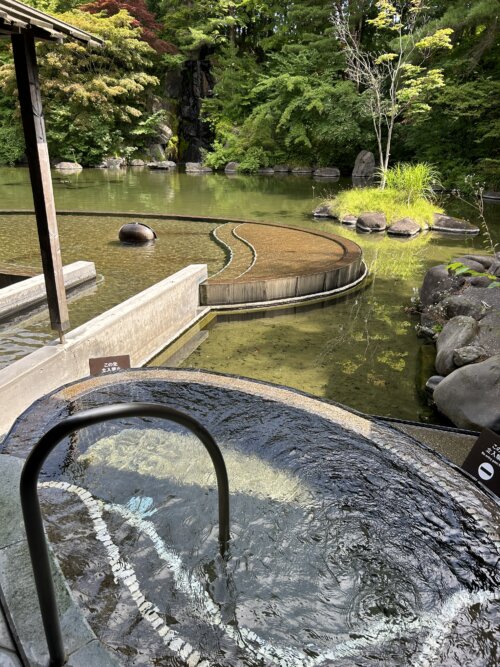 星野リゾート青森屋の温泉水風呂