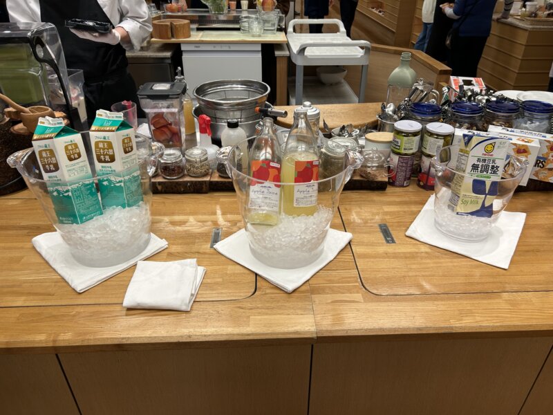 「蔵王の森」がつくる美と健康の温泉宿　ゆと森倶楽部　朝食のソフトドリンク