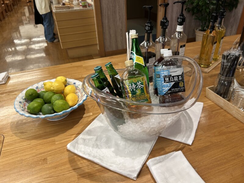 「蔵王の森」がつくる美と健康の温泉宿　ゆと森倶楽部　朝食のソフトドリンク