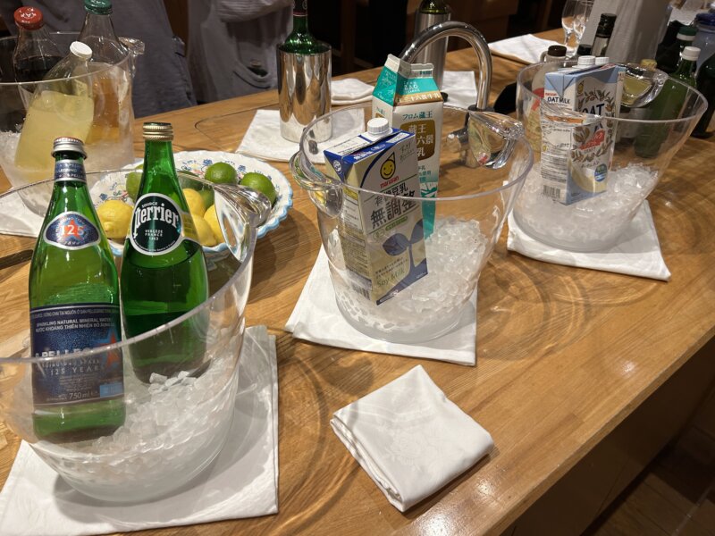 「蔵王の森」がつくる美と健康の温泉宿 ゆと森倶楽部 夕食のミルク類