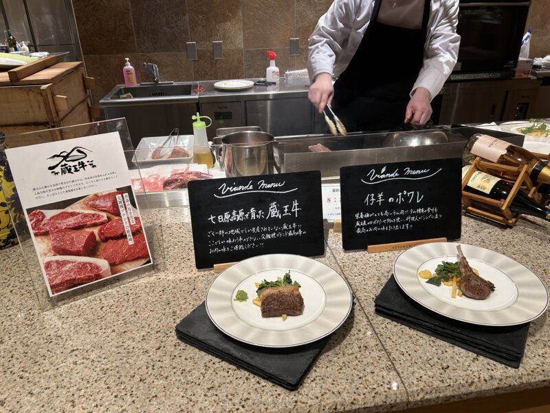 「蔵王の森」がつくる美と健康の温泉宿 ゆと森倶楽部 夕食の肉料理