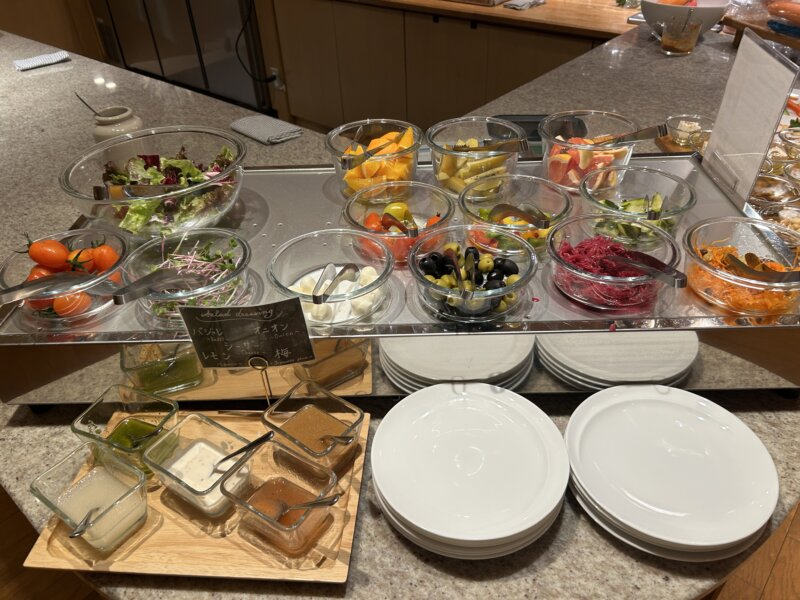 「蔵王の森」がつくる美と健康の温泉宿 ゆと森倶楽部 夕食のサラダバー