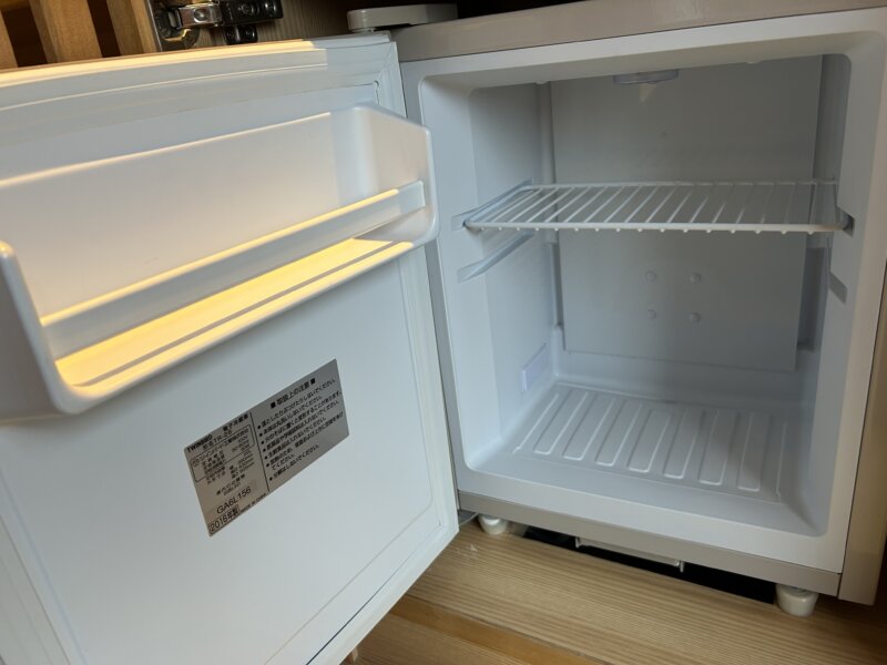 「蔵王の森」がつくる美と健康の温泉宿　ゆと森倶楽部　さくらトリプルの部屋の冷蔵庫