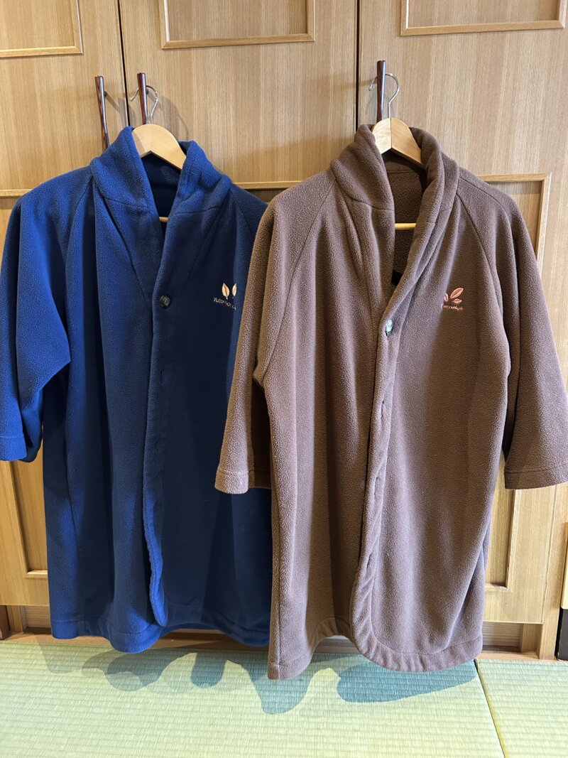 「蔵王の森」がつくる美と健康の温泉宿　ゆと森倶楽部　フリースガウン