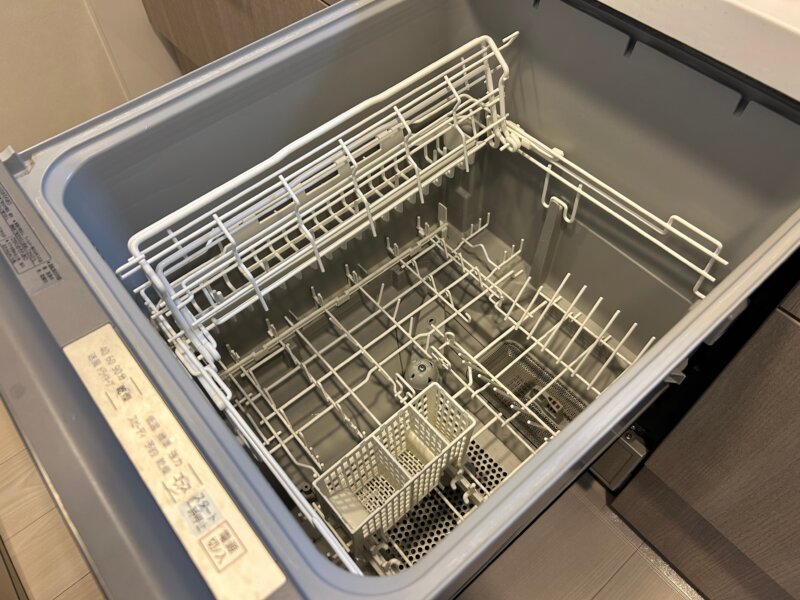 再利用したパナソニックの深型食洗機